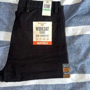 Dockers Black Slim Tapered Fit Pants